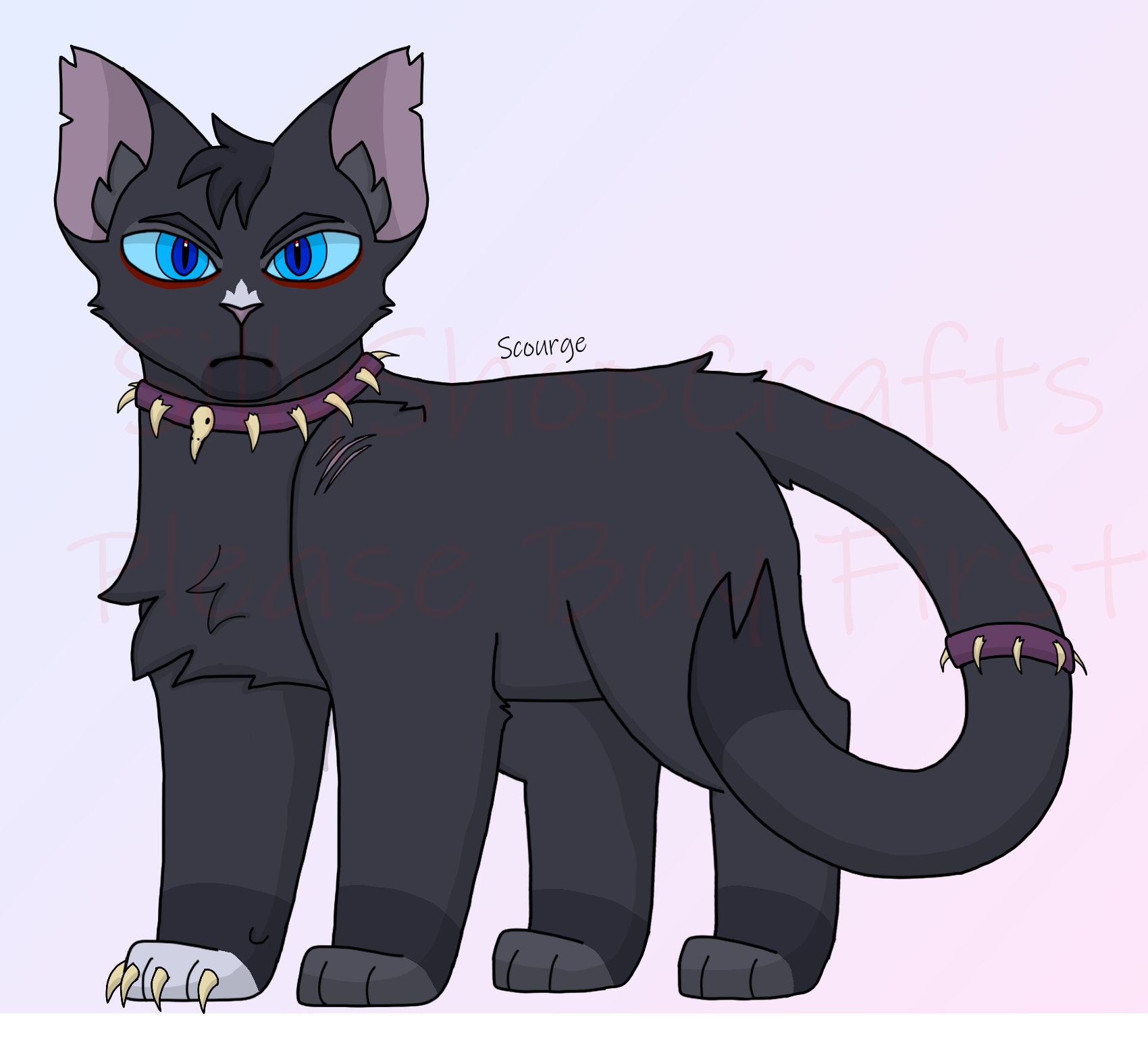Black Cat Warrior HB3 Warrior Cats Black Cat main image 2
