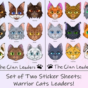 Warrior Cat Villains Set One | Sticker