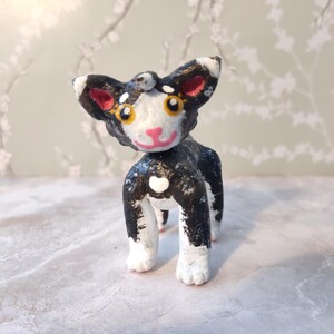 Figuras de arcilla de Gatos Guerreros: Princesa, Estrella Torcida, Hoja Jaspeada Spottedleaf