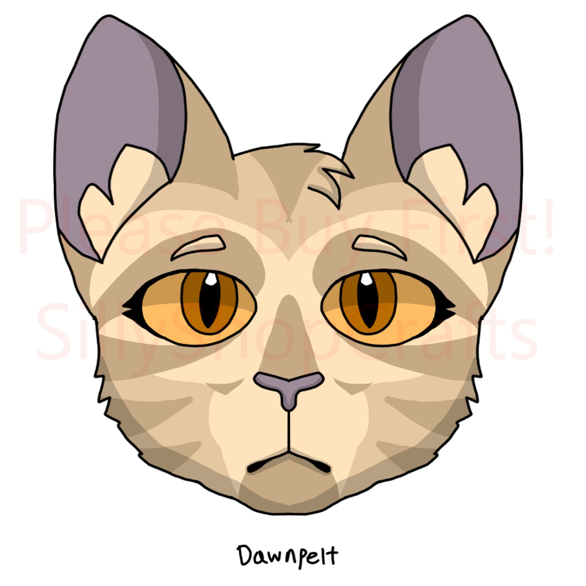 Warrior Cats Stickers: Omen of the Stars Character Pngs (instant ...