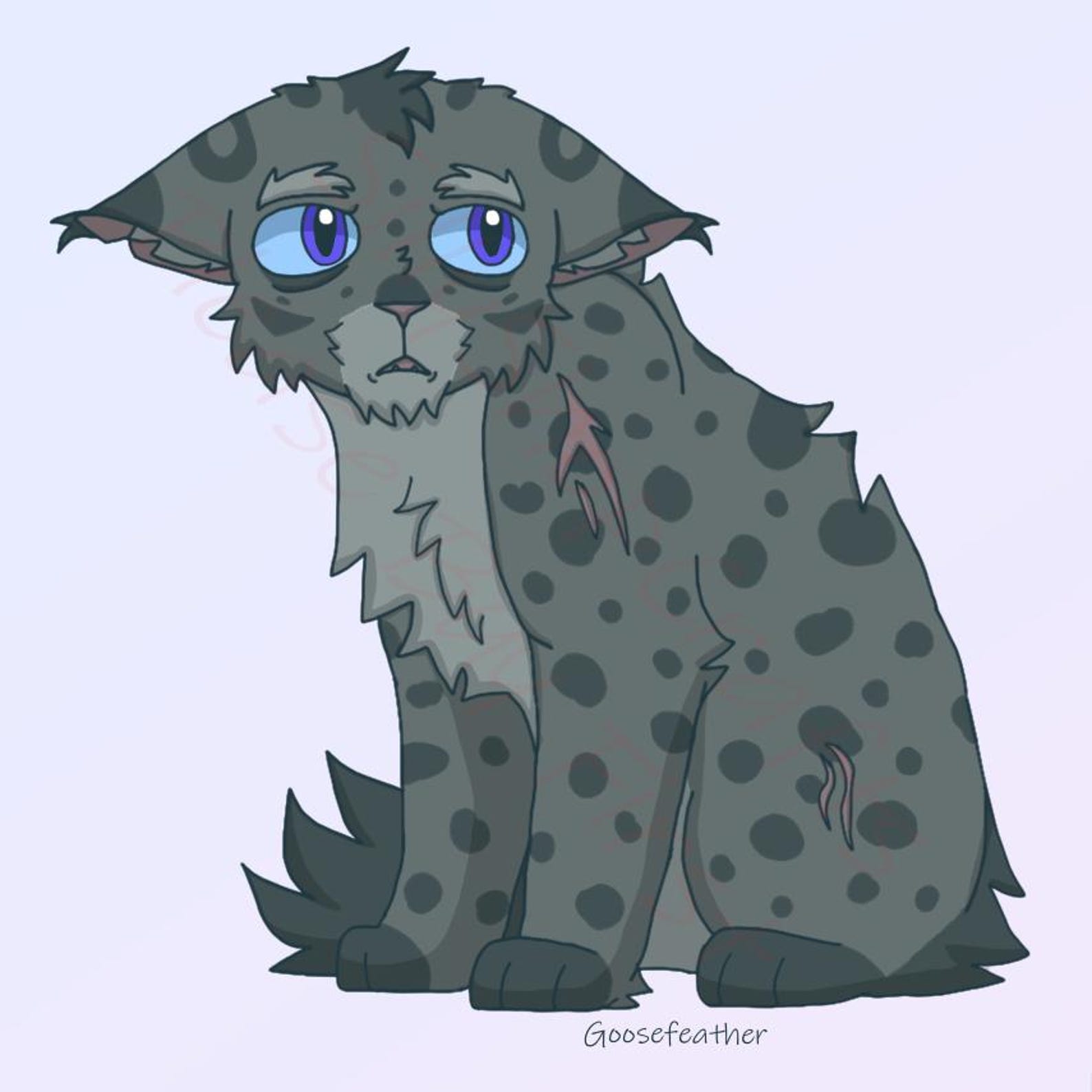 Goosefeather Warrior Cats Printable PNG Sticker Cake Topper Gift goosefeather-warrior-cats-printable-png-sticker-cake-topper-gift