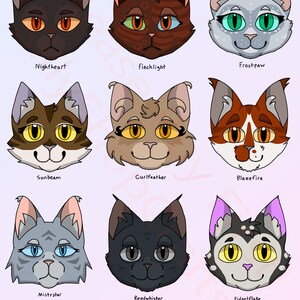 Firestar text template - Warrior cats - Digital Art, Childrens Art