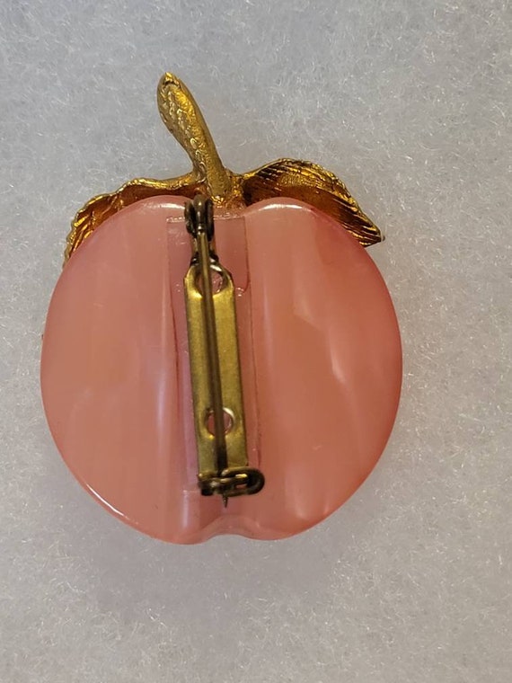 Forbidden Fruit Apple Brooch - image 3