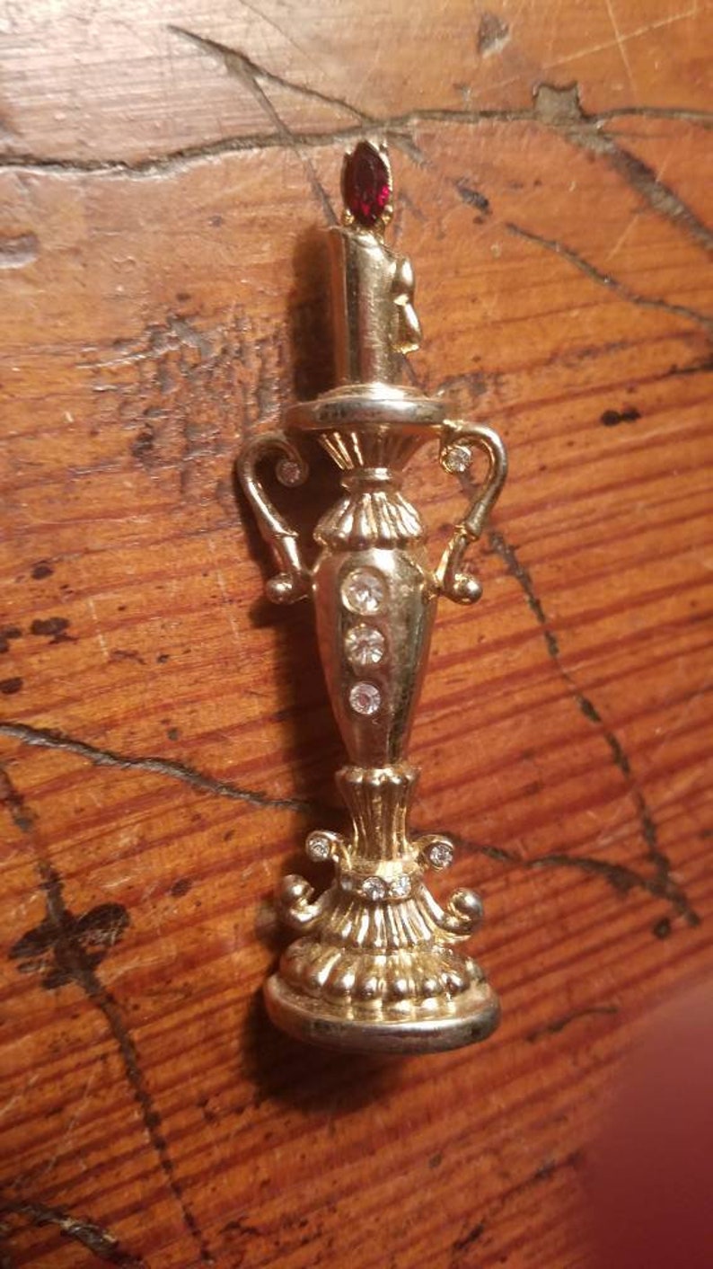 Coro Candle Stick Brooch