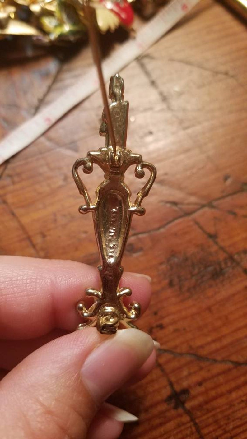 Coro Candle Stick Brooch