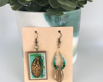 Boucles d/'oreilles Art D\u00e9co Clous Argent\u00e9 Gothique Insecte Scarab\u00e9e Col\u00e9opt\u00e8re Etoile T\u00eate de Mort Perle Mariage 1920s Vintage Style