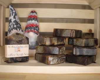 Coffee Scrub Soap / Coffee / Scrub / Christmas Gift / Stocking Stuffer / Coffee Scent / Exfoliating / Soothing / Handmade / Hand Crafted