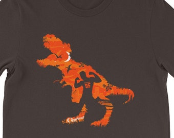 myles garrett dinosaur shirt