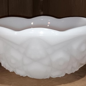 Vintage Mckee Milk Glass Bowl