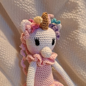 Crochet Unicorn Ballerina