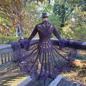spiderweb dress crochet pattern Crochet pattern available! Super easy pattern to dress up your favorite spooky outfit for Halloween, Spider web dress & top pattern available too!