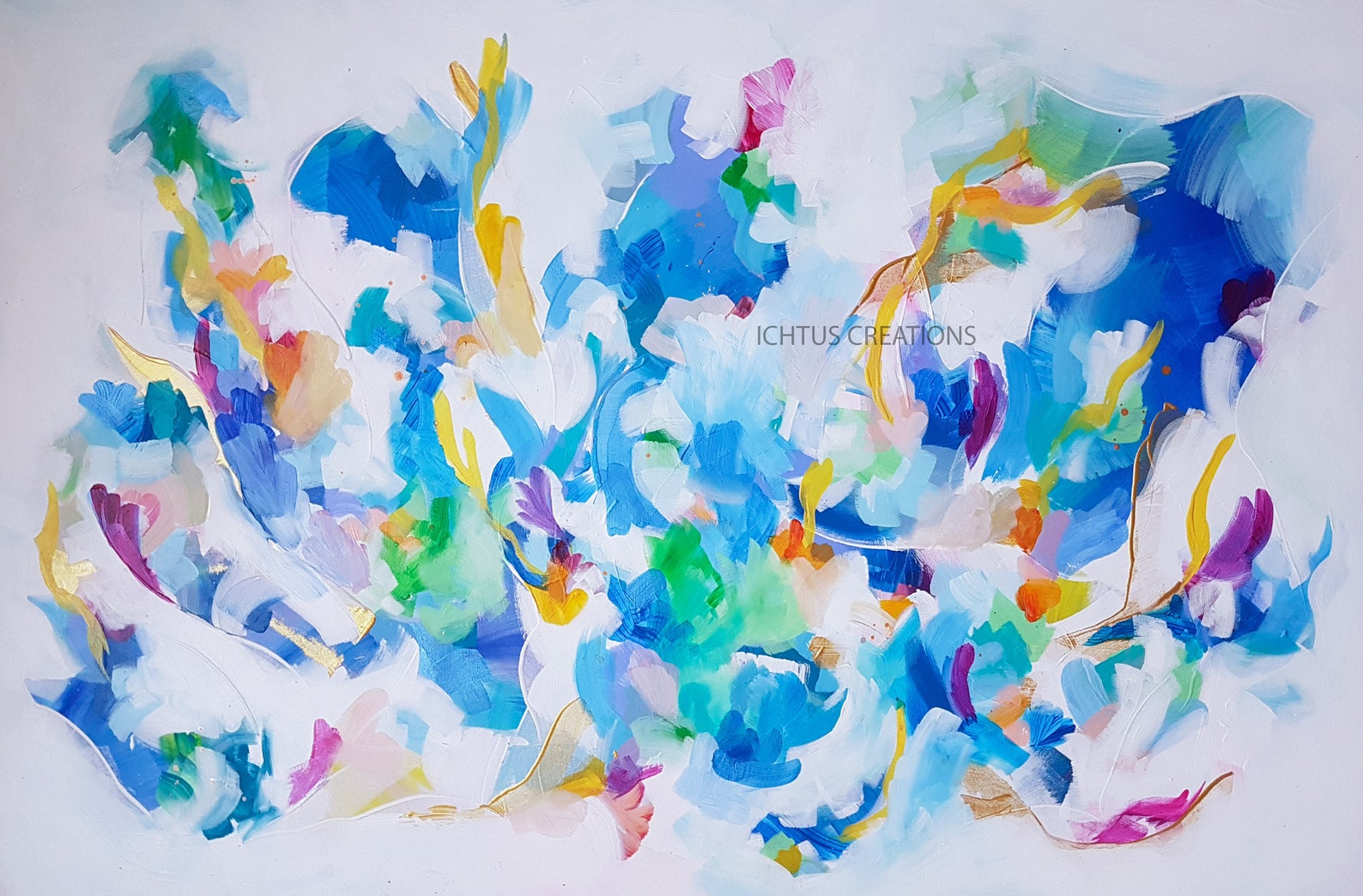 UNTITLED Abstract art Christian canvas Religious painting Etsy