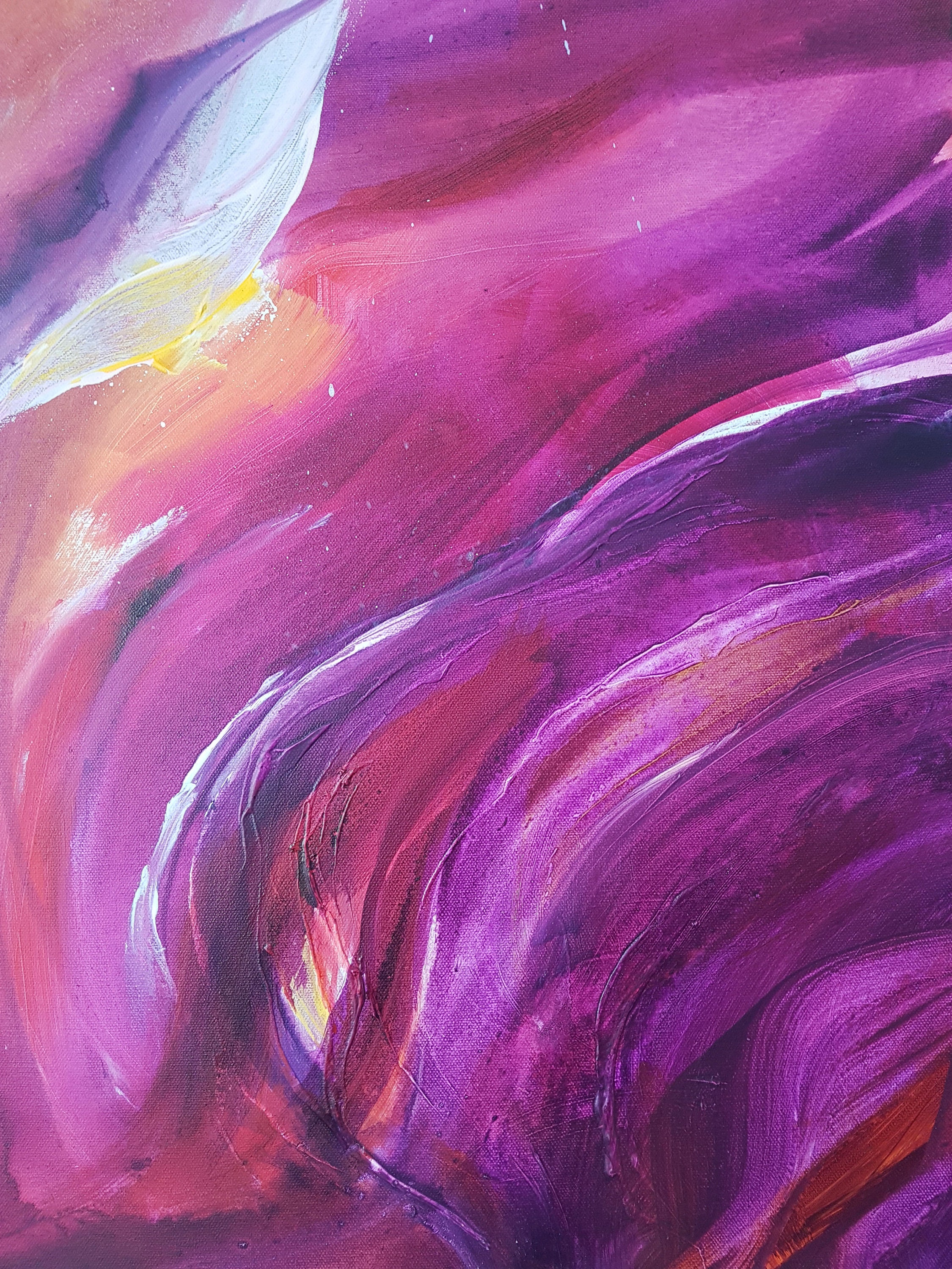 Moved By Him Abstract art Christian canvas Religious Etsy