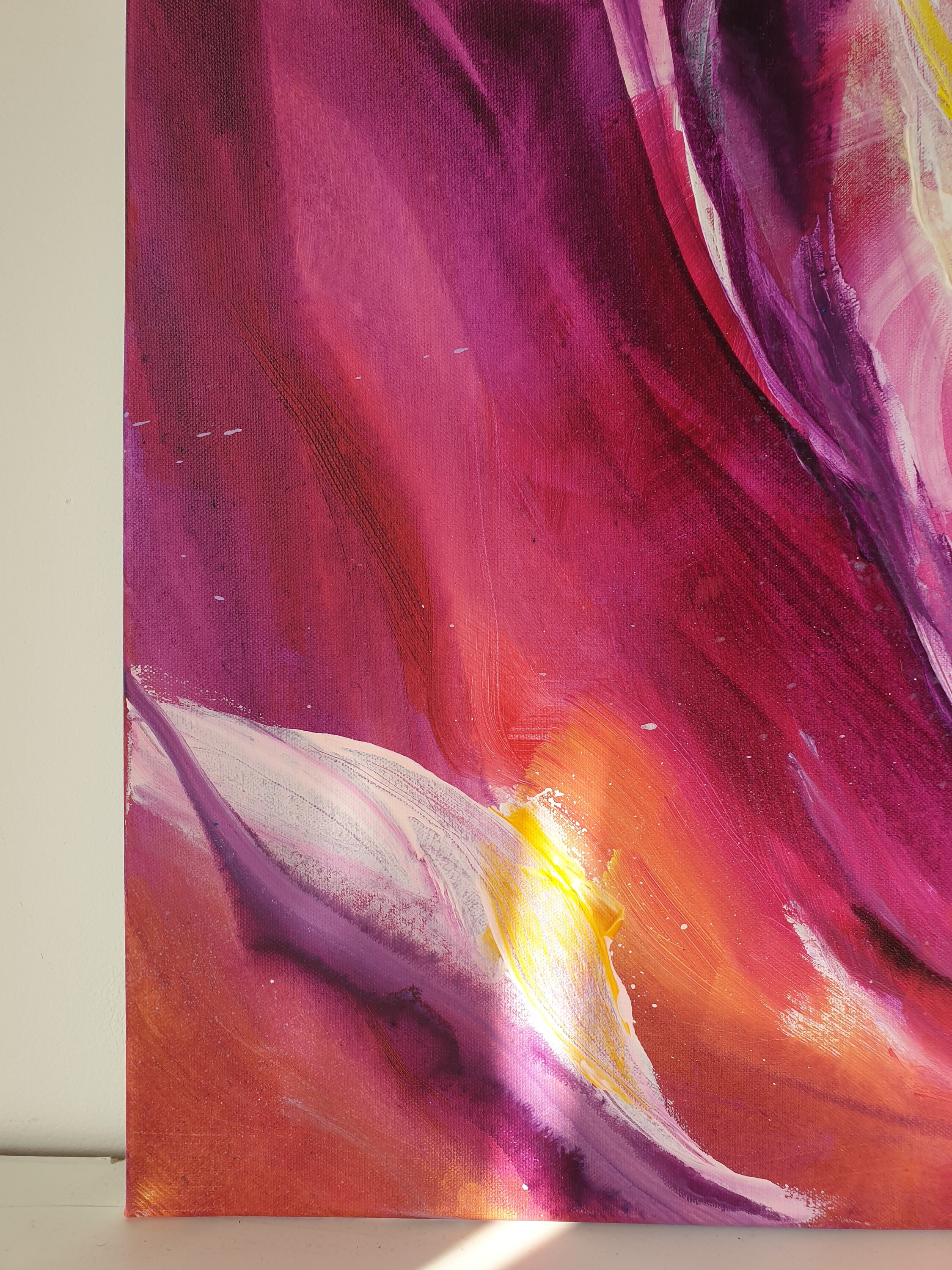 Moved By Him Abstract art Christian canvas Religious Etsy