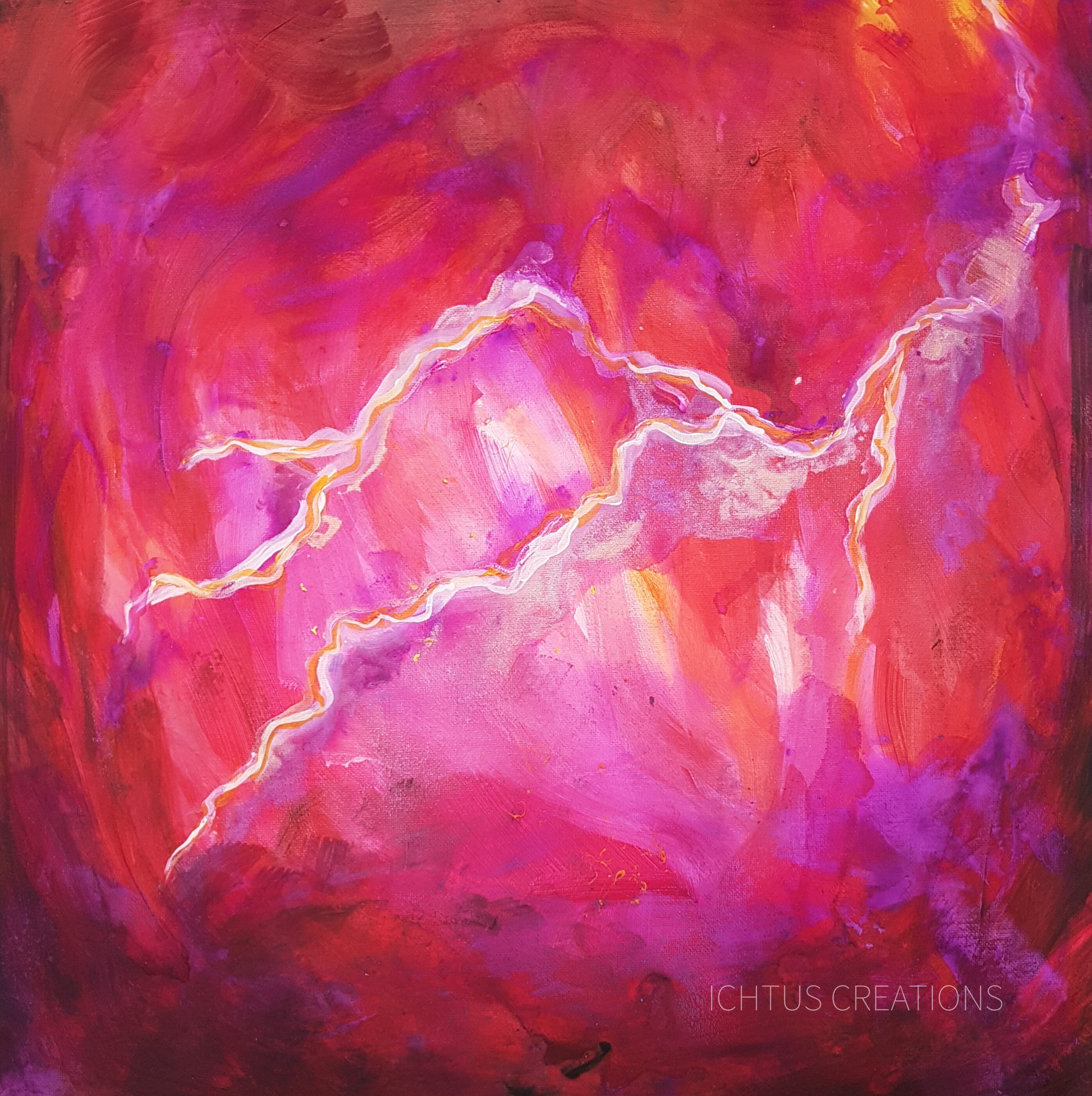 SUFFERINGS Abstract painting Christian canvas scripture Etsy