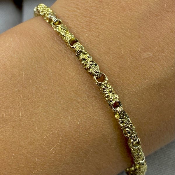 Base for beads "Peonies" brass (without lock)