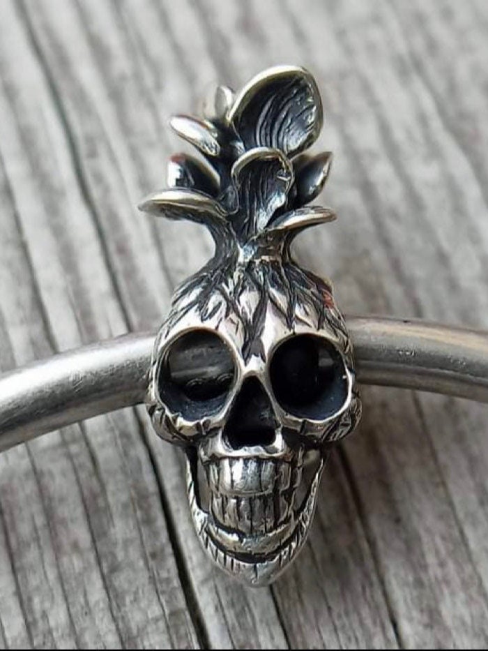 Bead pineapple Skull Etsy