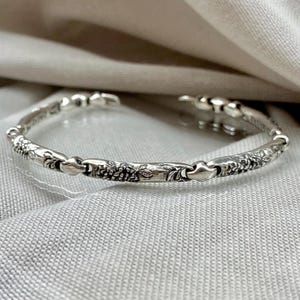 Perlenfassung „Herbsthauch“ aus Sterlingsilber (ohne Verschluss)