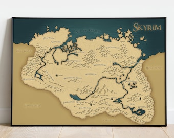 Map of Skyrim