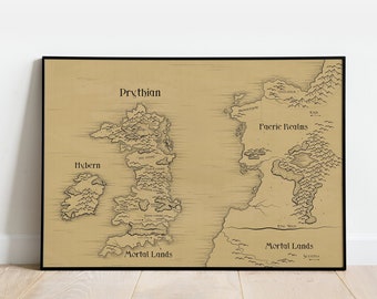 Map of Prythian: ACOTAR