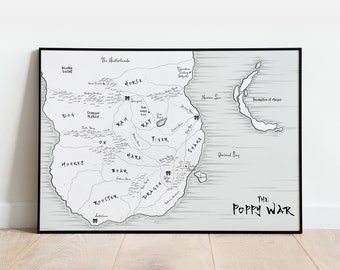 Map from The Poppy War