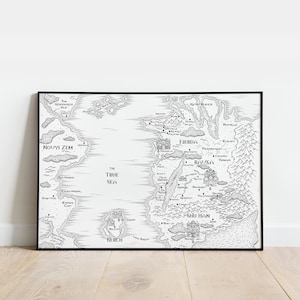 Carte de Ravka (Grishaverse) Shadow and Bone