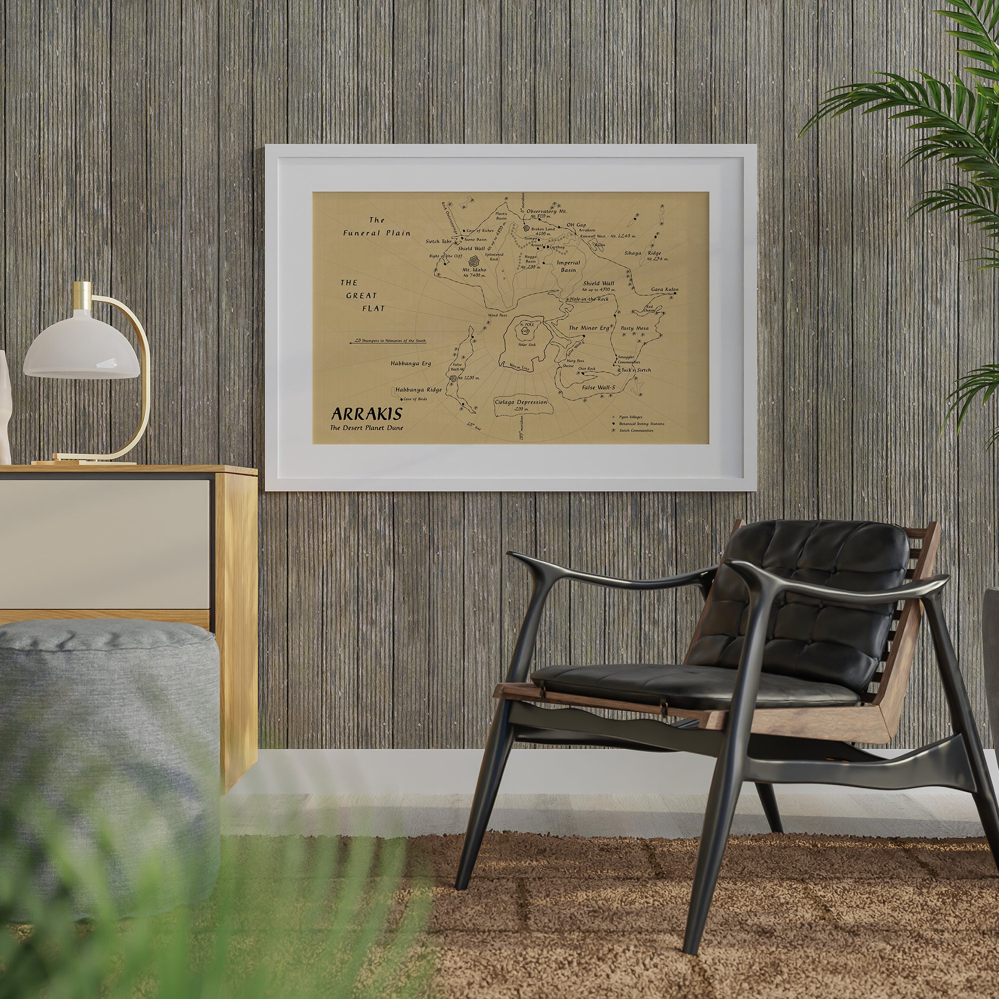 Map of Arrakis: Dune - Etsy