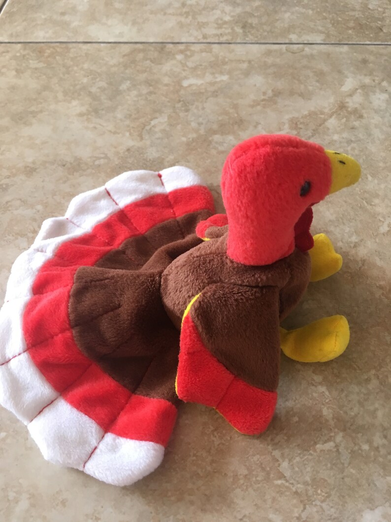 RARE gobbles TURKEY Ty Beanie Baby 1996 Retired - Etsy