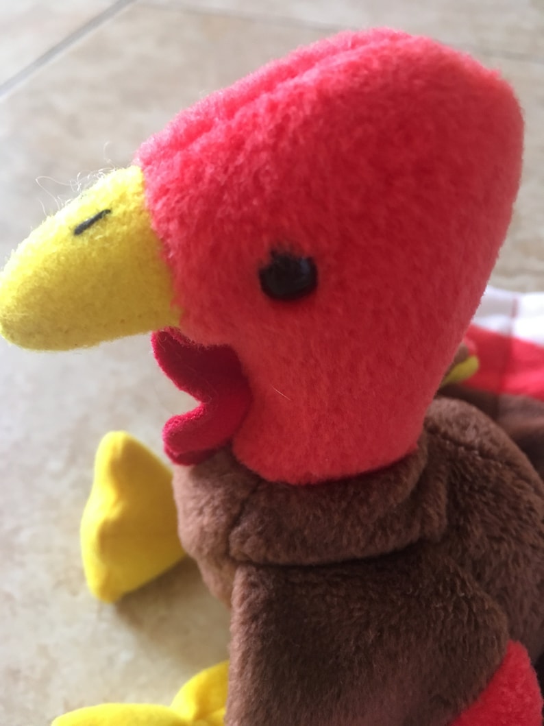 RARE gobbles TURKEY Ty Beanie Baby 1996 Retired - Etsy