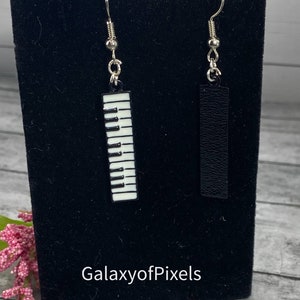 Keyboard Piano Charm Dangle Earrings image 4