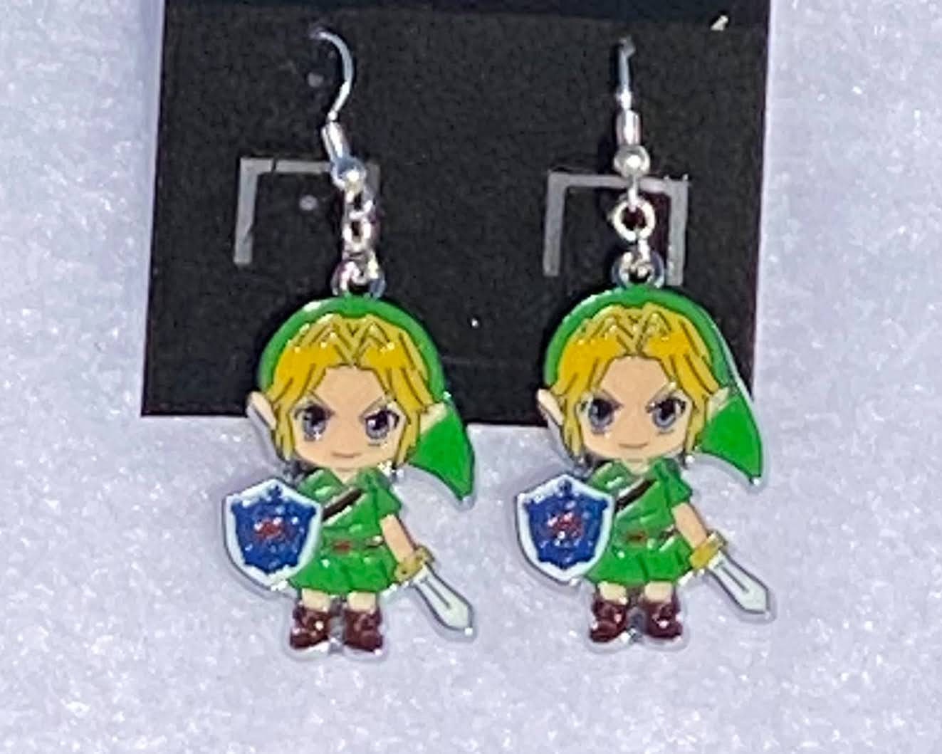 Zelda's Young Link Charm Dangle Earrings Etsy