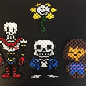 Sans Battle Sprites Perler  Perler bead art, Funny cross stitch patterns,  Hama art