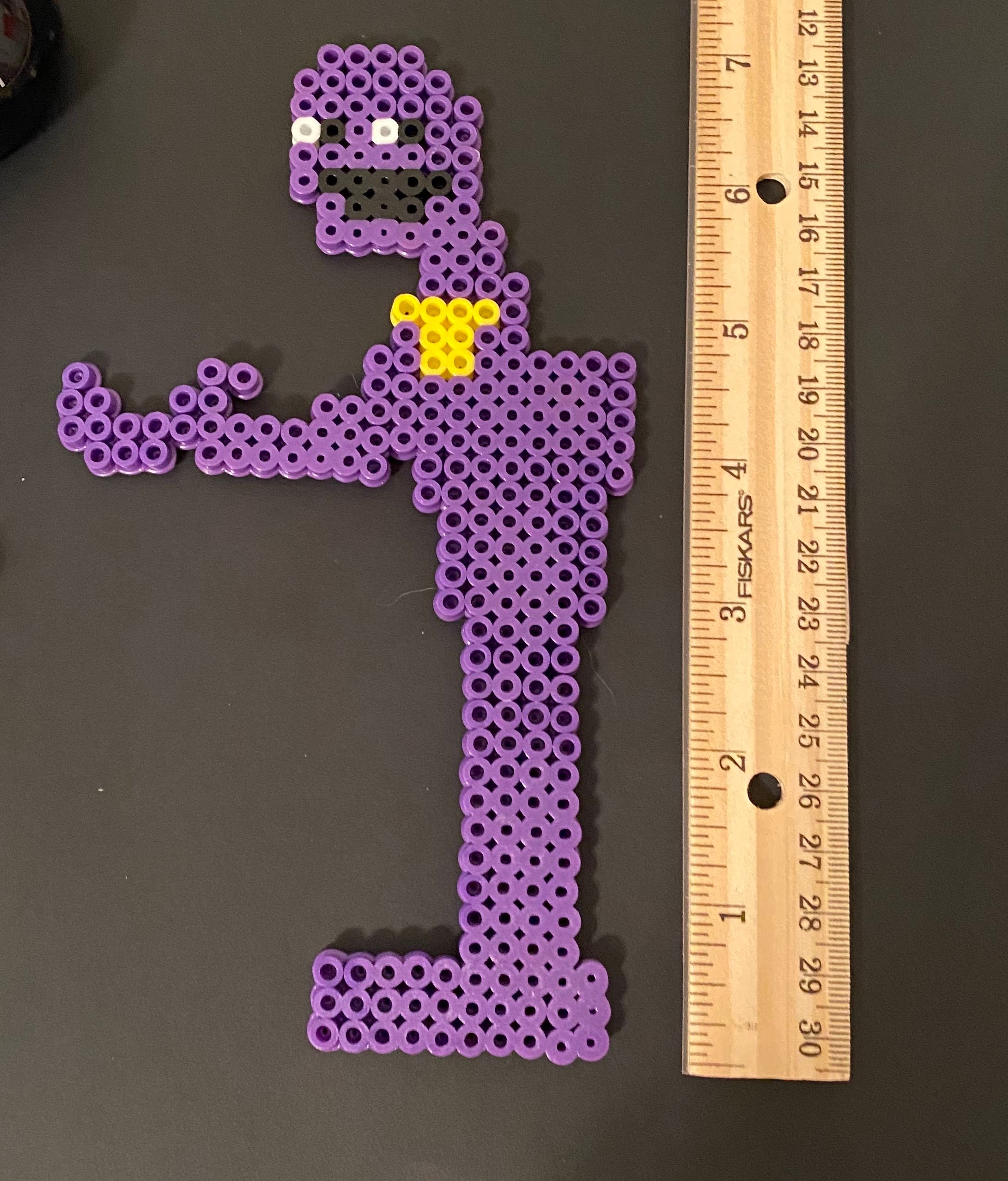 Purple Guy William Afton Inspired Beaded Sprites Perler Wall Etsy ...