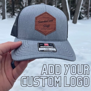 Winter Hats with Custom Leatherette Patches