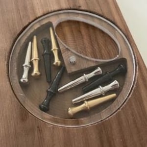 Cribbage board Peg Storage CNC Laser fichiers - svg ai eps dxf pdf