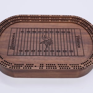 Cribbage Board CNC file - dxf svg ai pdf - Football Stadium cribbage - Football Cribbage