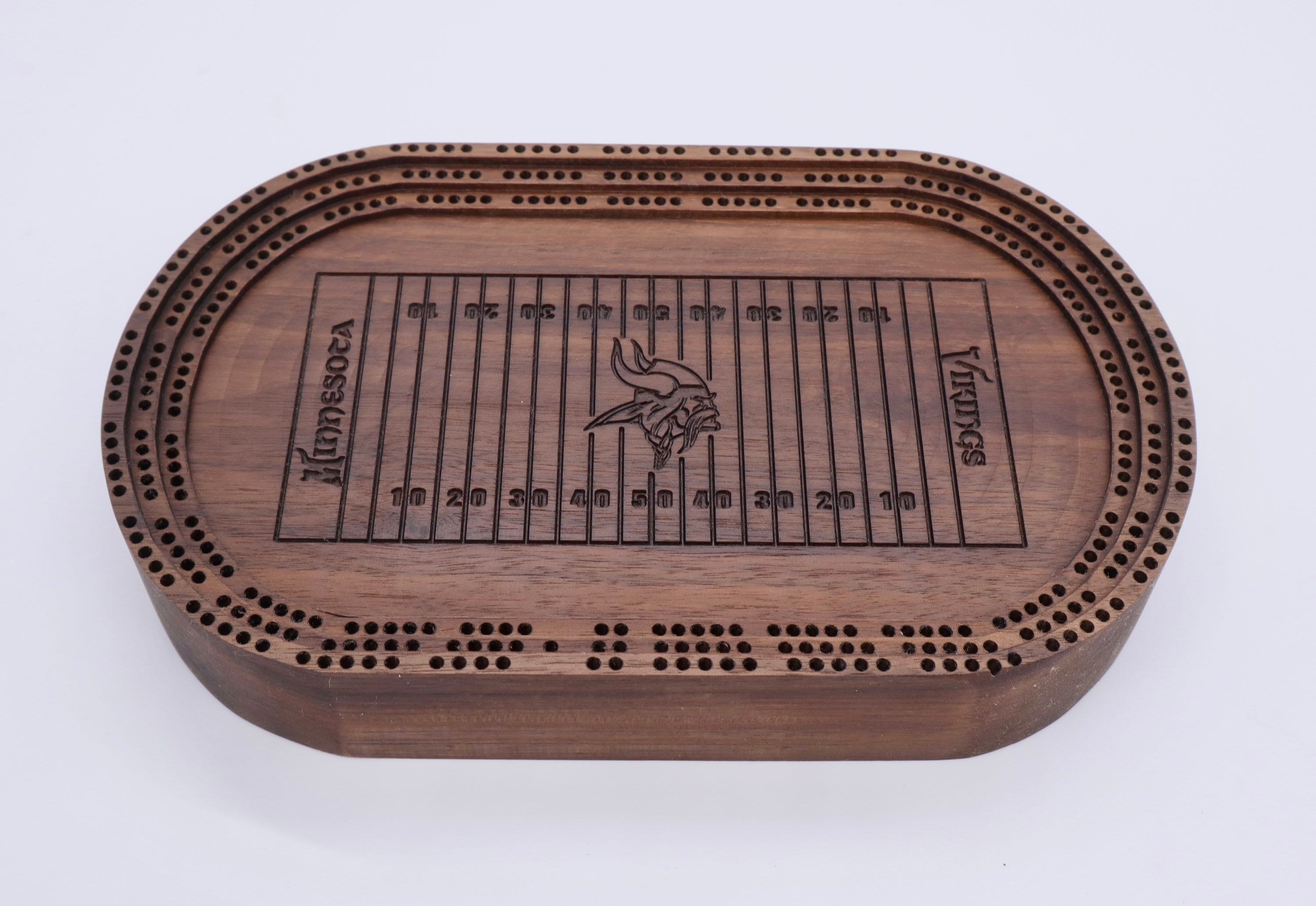 Cribbage Board CNC File Dxf Svg Ai Pdf Football Stadium Etsy Canada