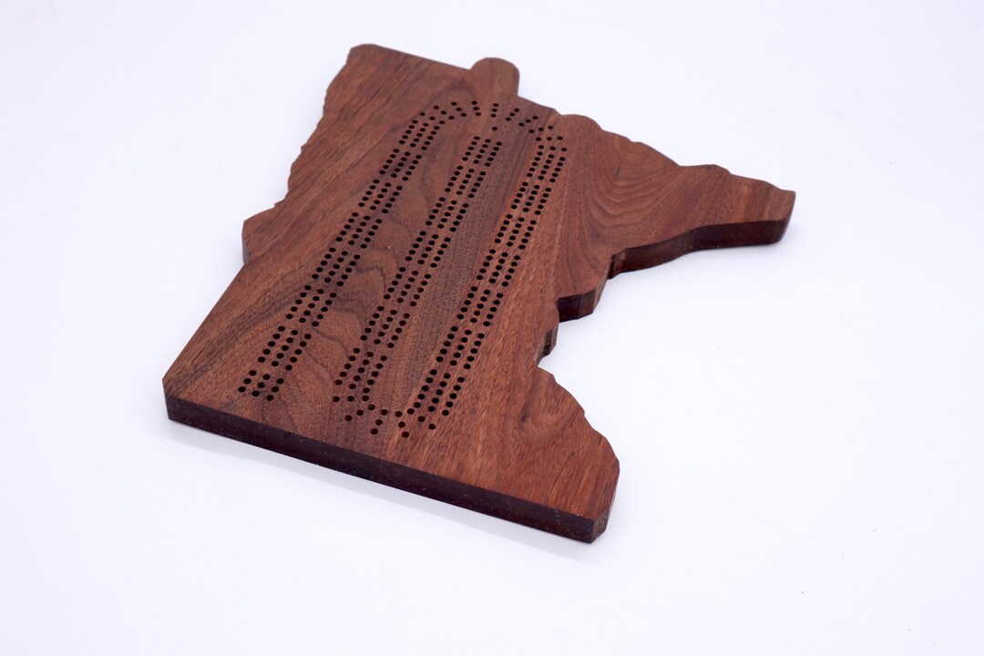Custom Outline Cribbage Boards Handmade Card Games Gift Etsy