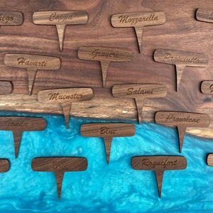 Cnc Labels Charcuterie Labels Cnc/laser Files - Set of 16 - Made for Glowforge ...