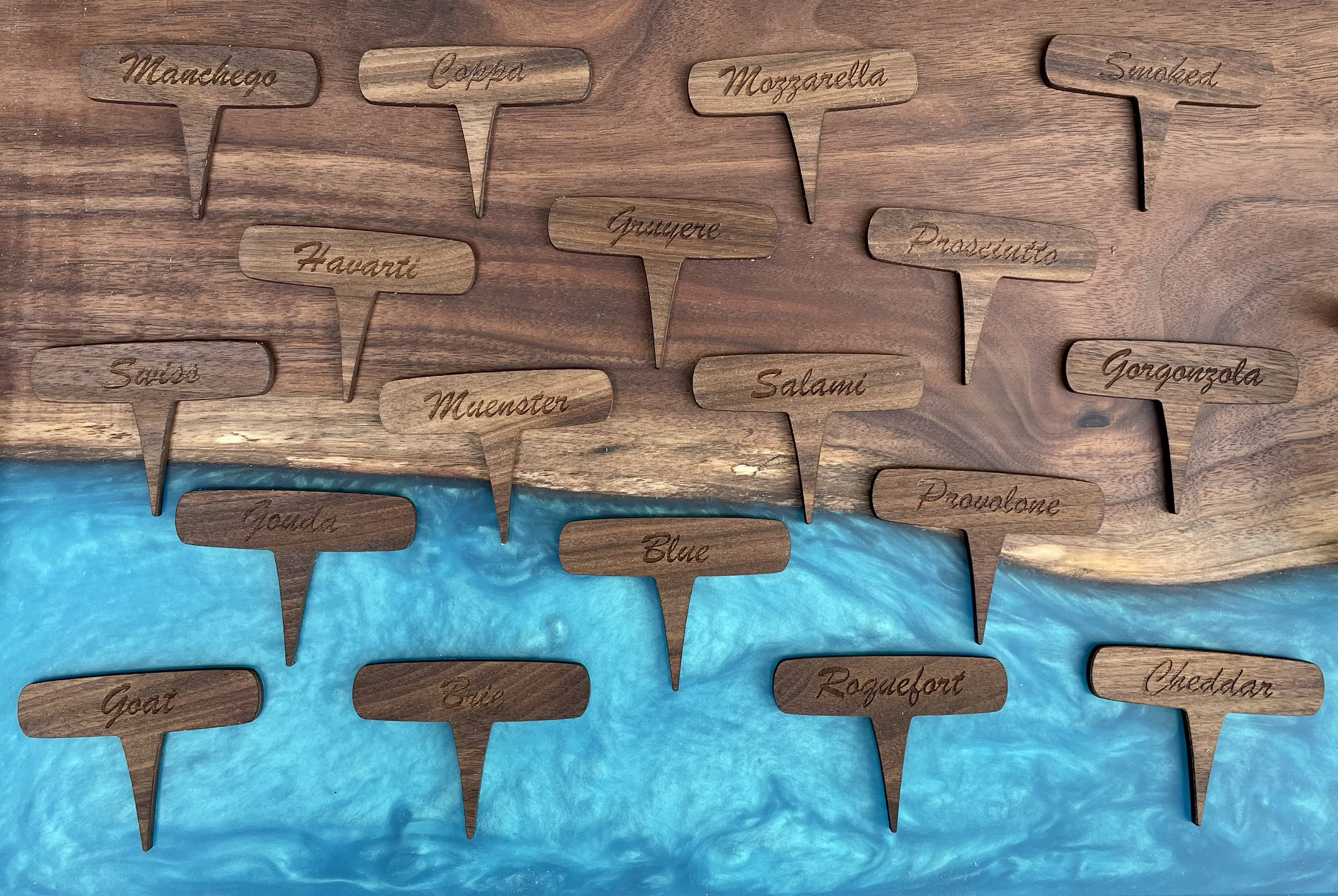 Cnc Labels Charcuterie Labels Cnc/laser Files - Set of 16 - Made for Glowforge ...