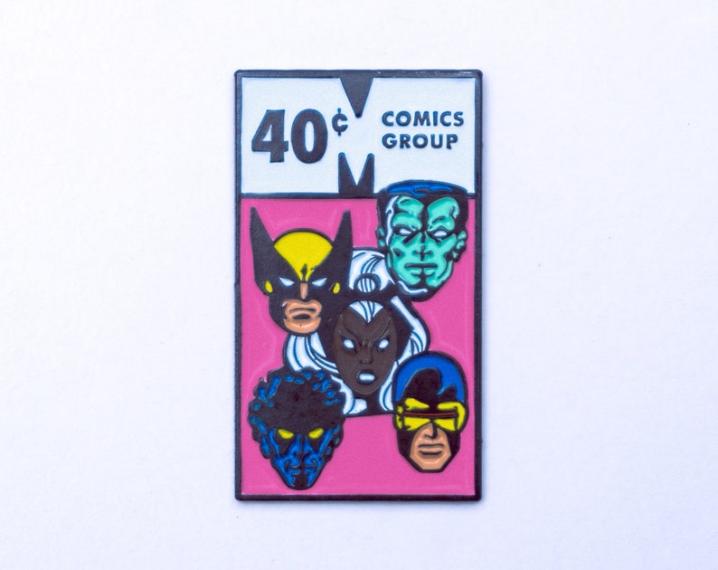 X-men Marvel Fan Art Enamel Pin | Etsy