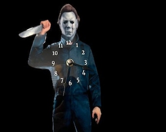 Halloween Slasher Michael Wall Clock
