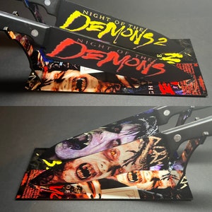 Night Of The Demons 1 & 2 Kitchen Knife Set With/Without Sublimated Stands
