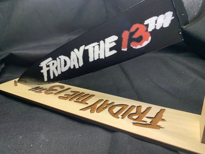 Jason Voorhees Kitchen Knife with Matching Knife Stand | Etsy