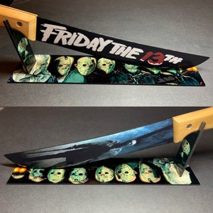 Jason Voorhees Friday the 13th Machete With/Without Sublimated Stand