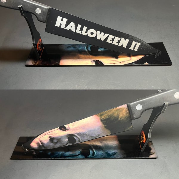 Halloween II Knife With/Without Sublimated Stand