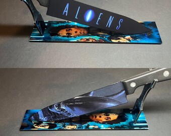 Aliens 1986 Kitchen Knife With/Without Sublimated Stand