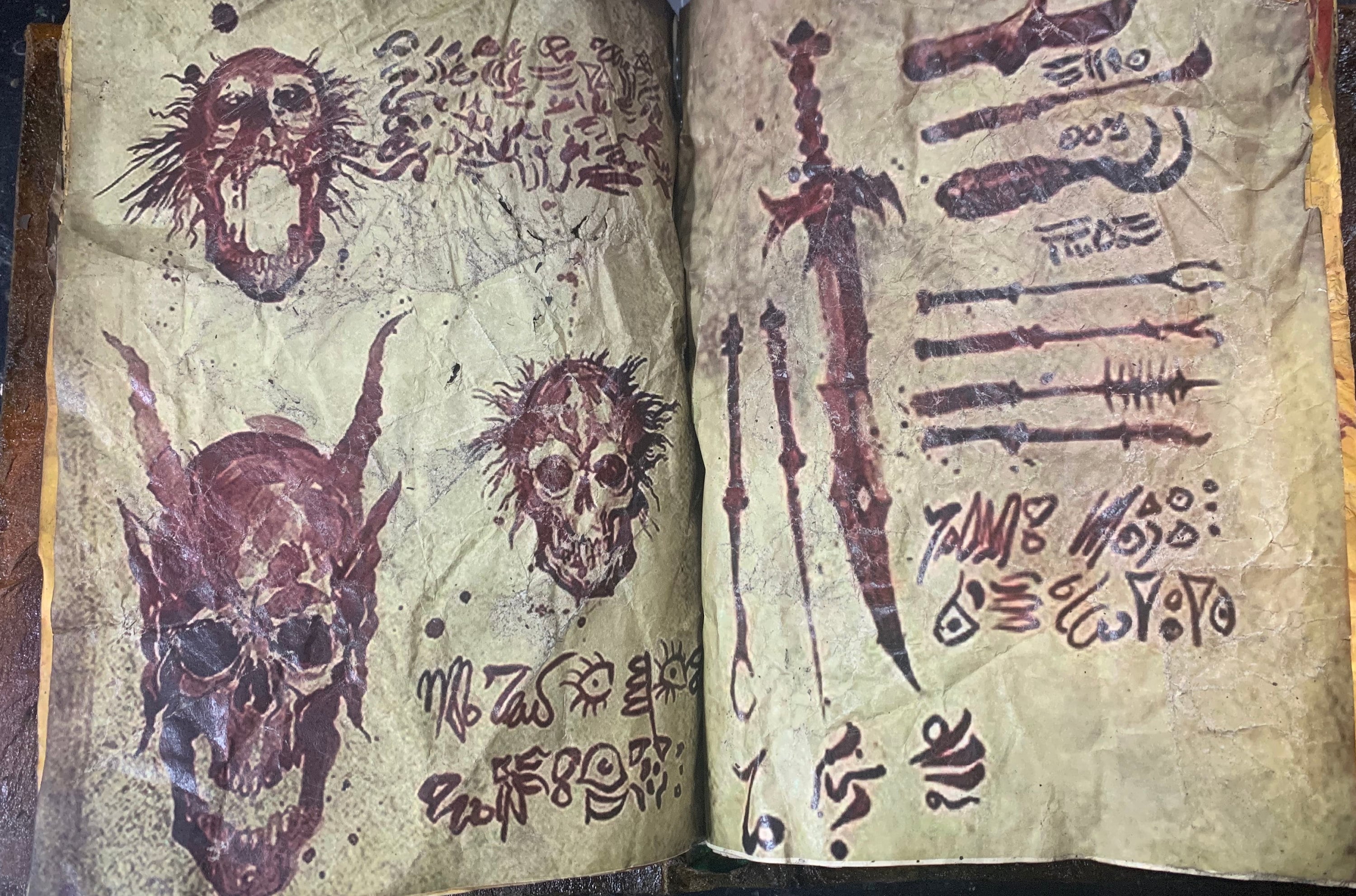 Necronomicon Evil Dead Army of Darkness Ash Vs Evil Dead Book Etsy Canada