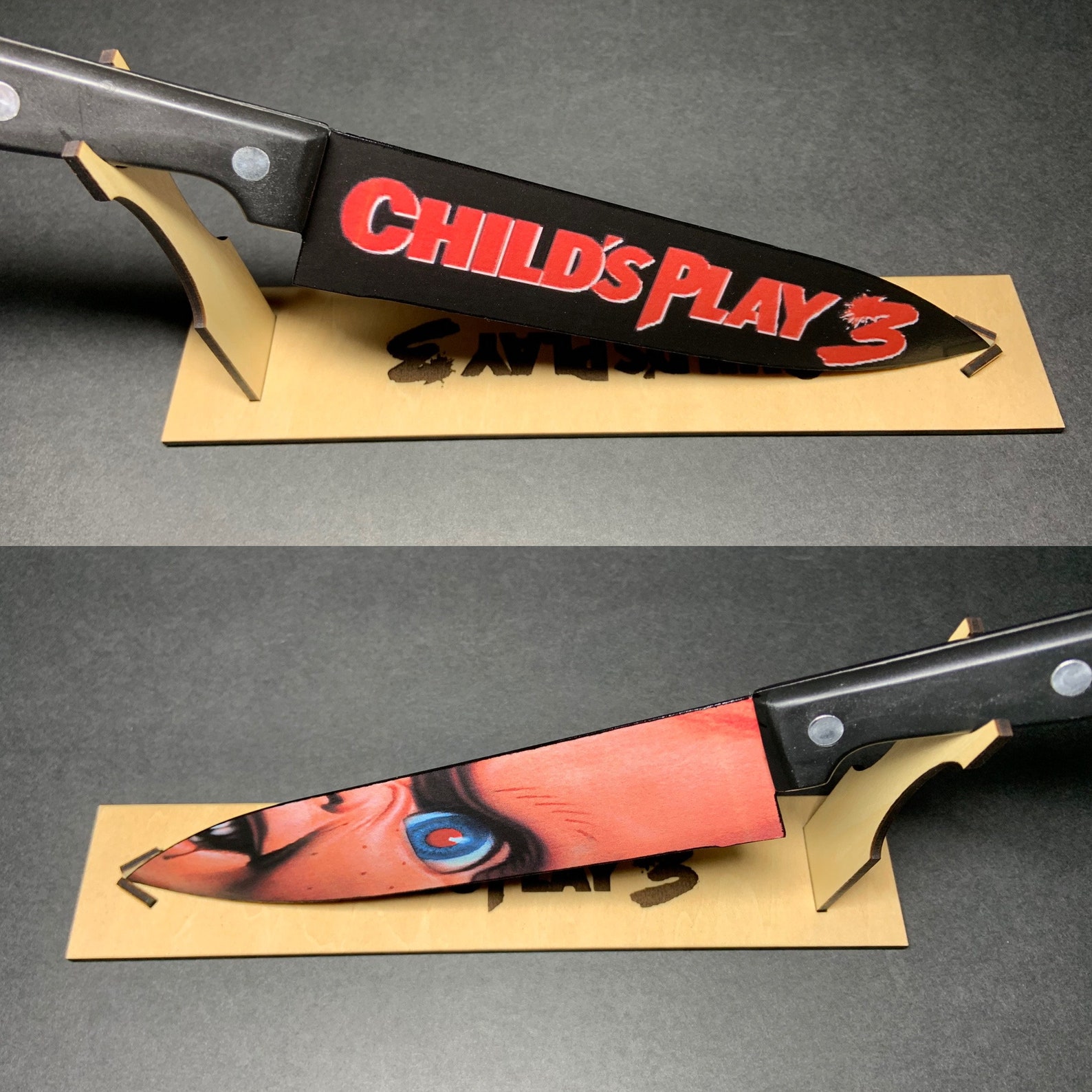 Childs Play Chucky 6 Knife Set With/Without Laser Engraved Etsy