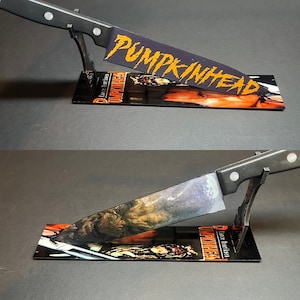 Pumpkinhead 1988 Kitchen Knife With/Without Sublimated Stand